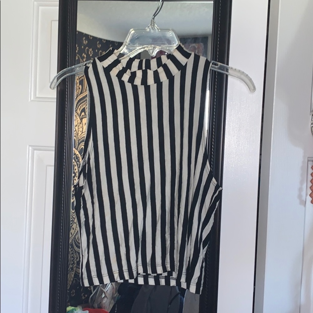Striped crop top